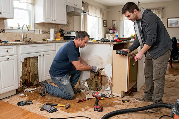 Kitchen Water Damage Repair Bonney Lake