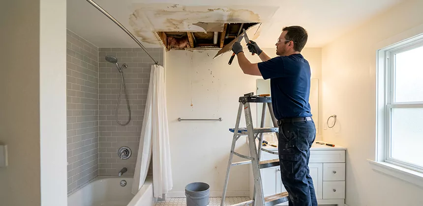 Bathroom Leak Ceiling Repair in Bonney Lake