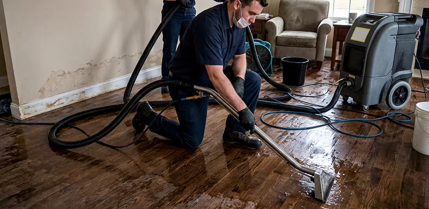 Hardwood Floor Water Extraction in Bonney Lake